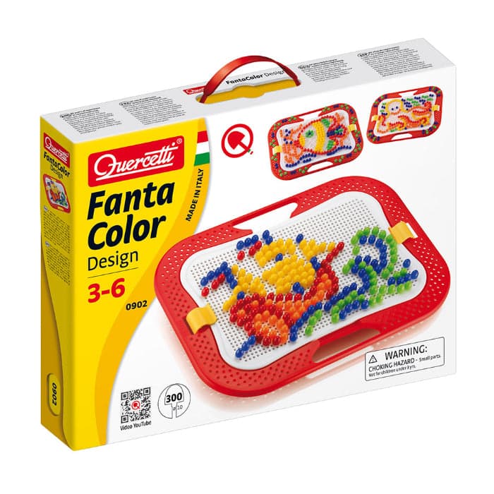 Quercetti Jogo Fantacolor 300 Peças 5 Cores - QCT00902
