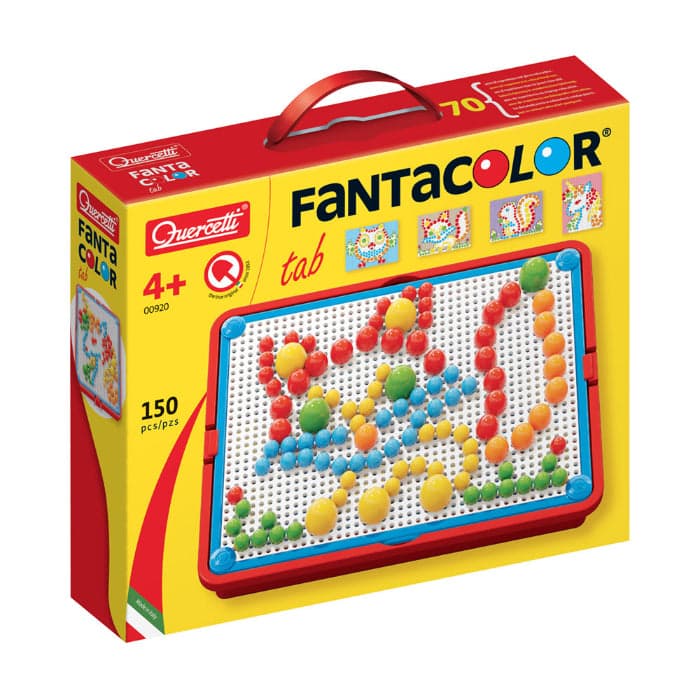 Quercetti Jogo Arte Visual Pixel Small 160 Pinos 6 Cores - QCT00920