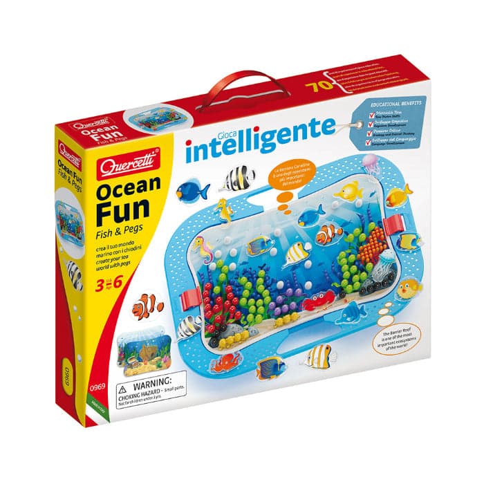 Quercetti Jogo Oceano Peixes 320 pcs - QCT00969