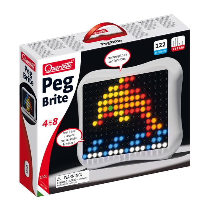 Peg Jogo Pinos Coloridos 122 pcs