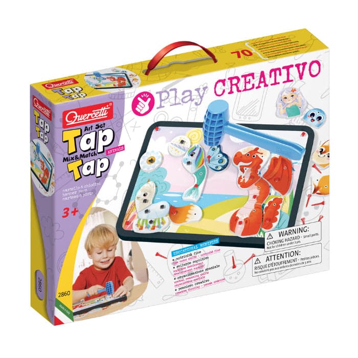 Quercetti Play Creativo Tap Tap Animais