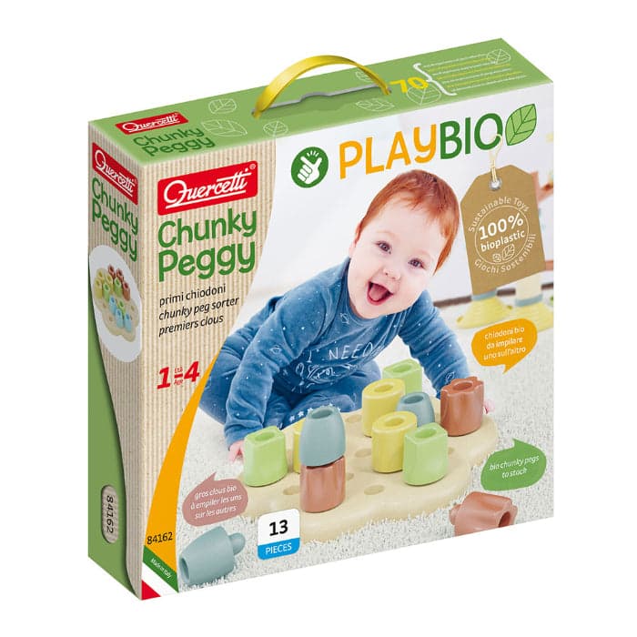 Quercetti PLAYBIO Jogo Chunky Peggy - QCT84162