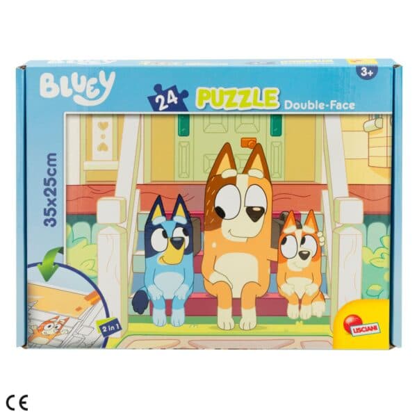 Lisciani Puzzle 24 Peças Dupla Imagem Bluey 3+