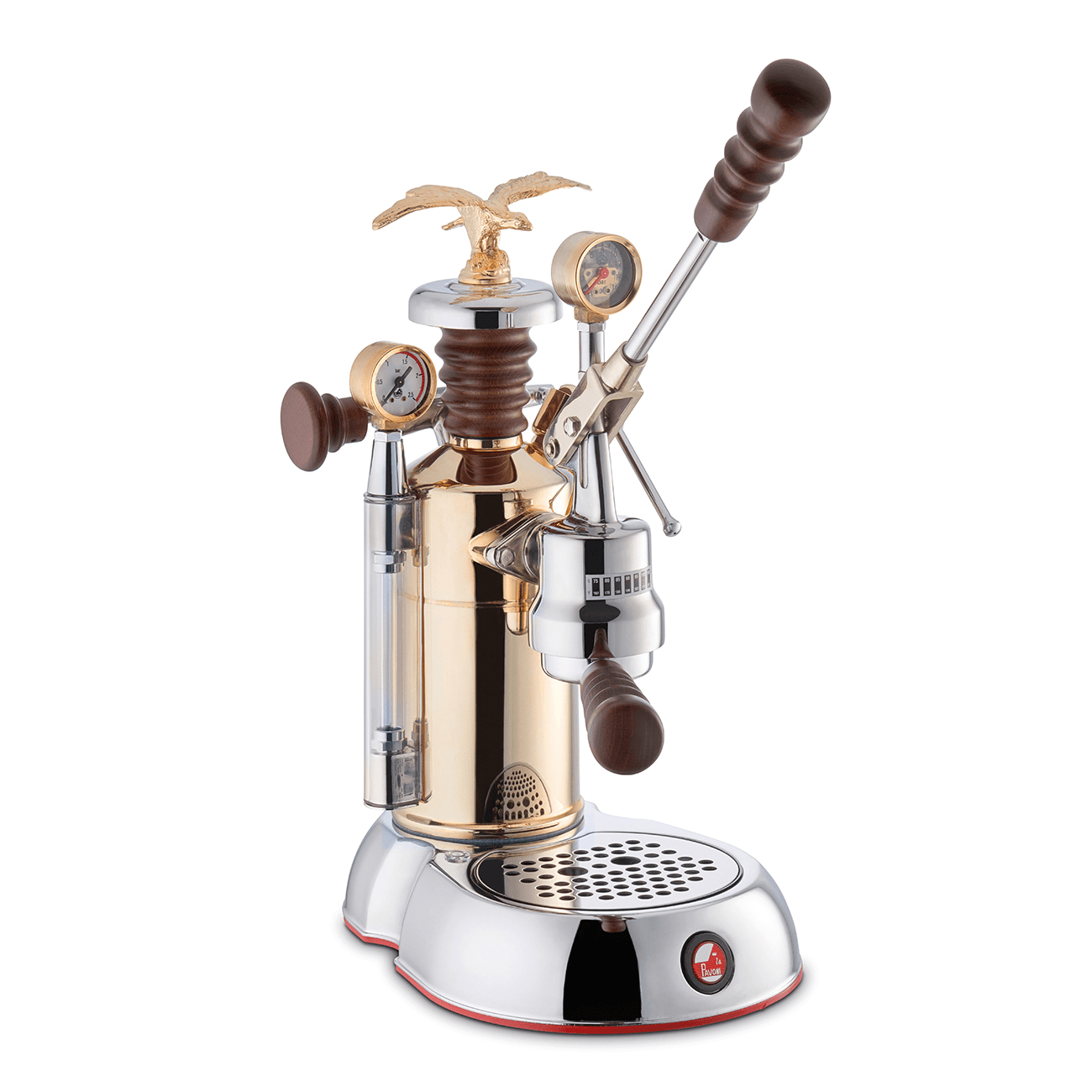 Máquina de Café La Pavoni Esperto Competente LPLESC01EU Cromado e Dourado