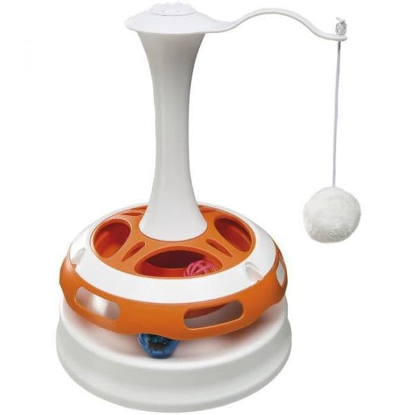 Ferplast Brinquedo para Gatos Tornado 24 x 34 cm Naranja/blanco 496332