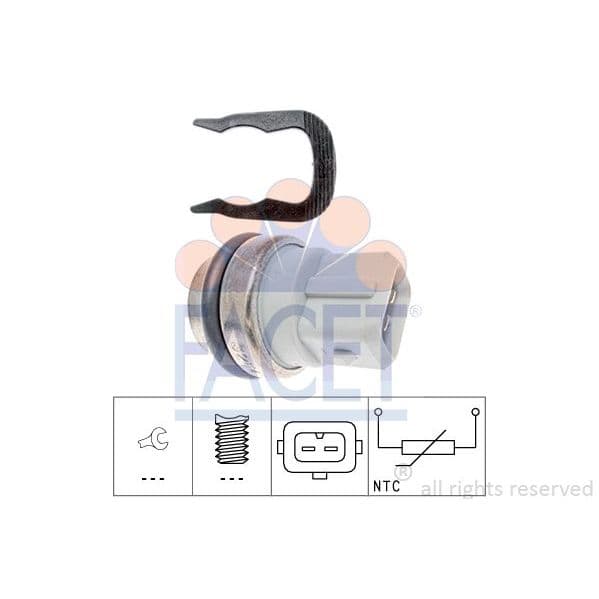 Facet Sensor, Temperatura do Líquido de Refrig - 7.3254