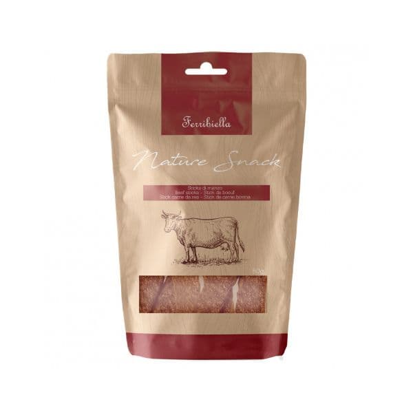 Ferribiella Sticks Carne de Vaca Snack Natural 80g