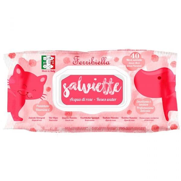 Ferribiella Toalhitas Rose Water 40 Toalhitas