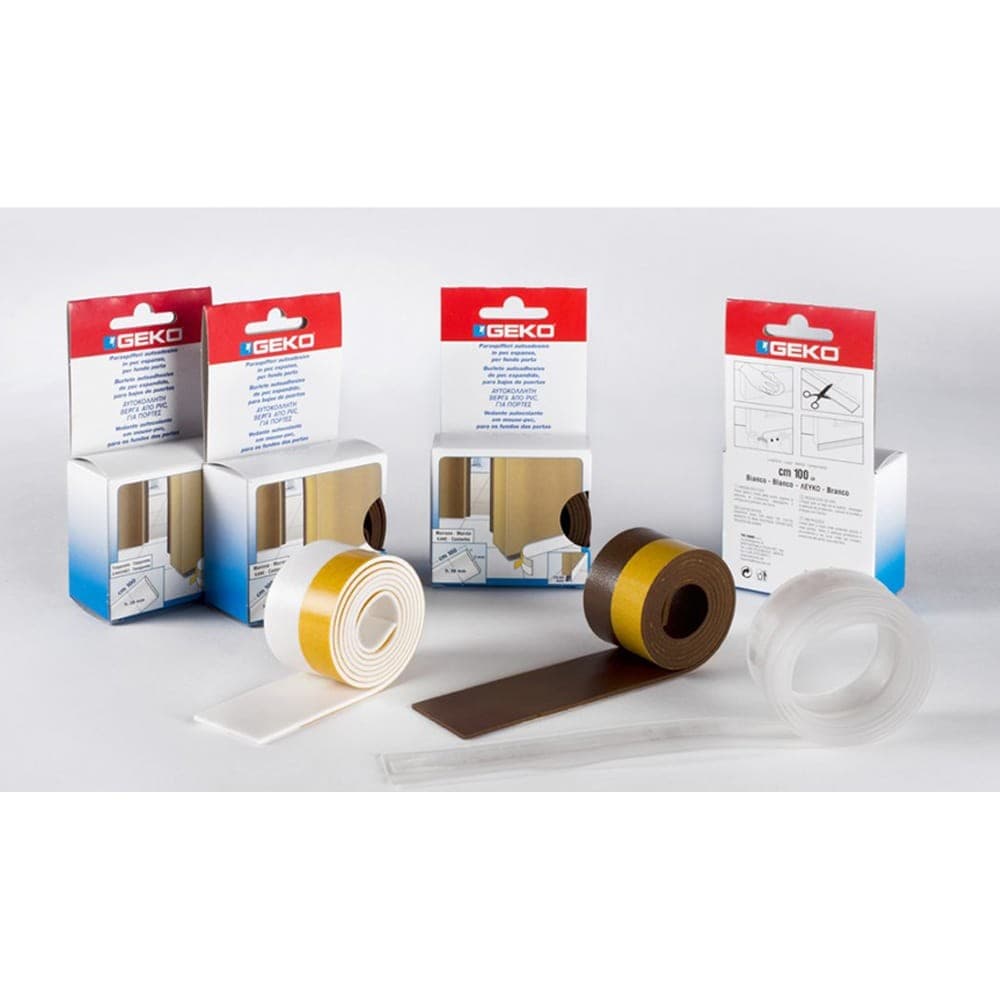 Adesivo para debaixo da porta em pvc expandido 38mm x 100cm transparente