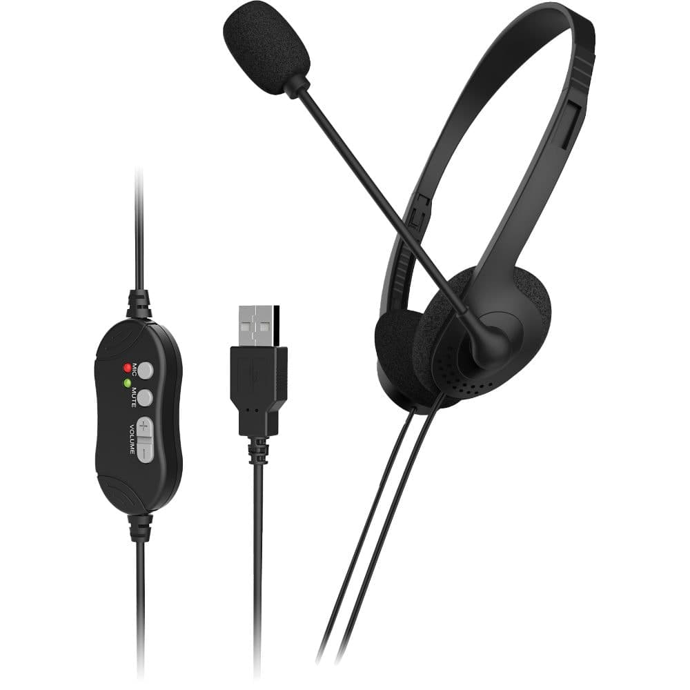 Auscultadores Ficha 3,5 c/ Microfone