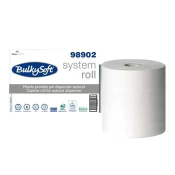Rolo Toalhas Mão 250mx21cm 2Fls BulkySoft 6un