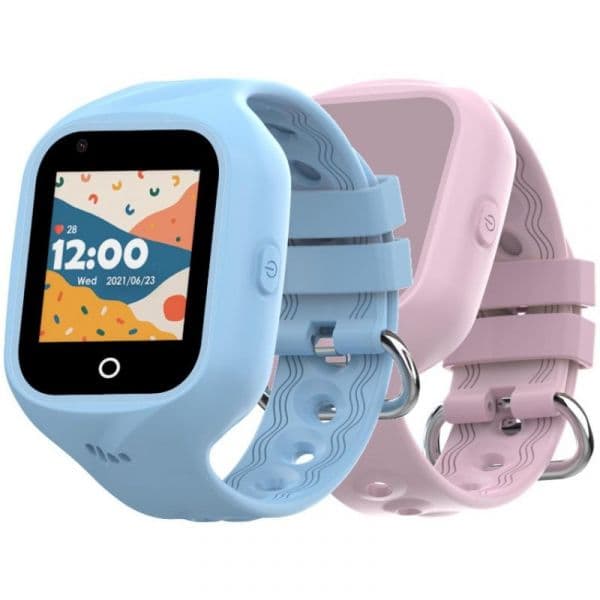 Celly KidsWatch 4G c/ 2x Braceletes Blue/Pink