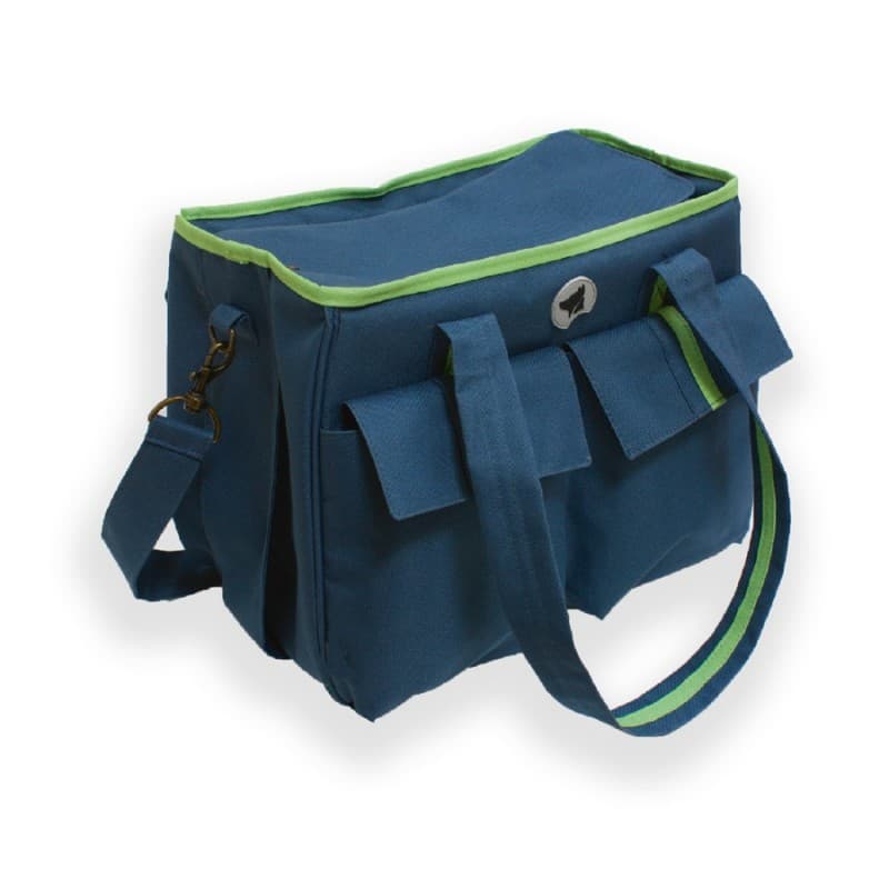 BOLSA ISABELLA AZUL/VERDE 38x27,5x20 cm