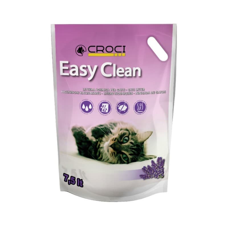 Areia Gato Silica Easy Clean 7,5L Lavanda