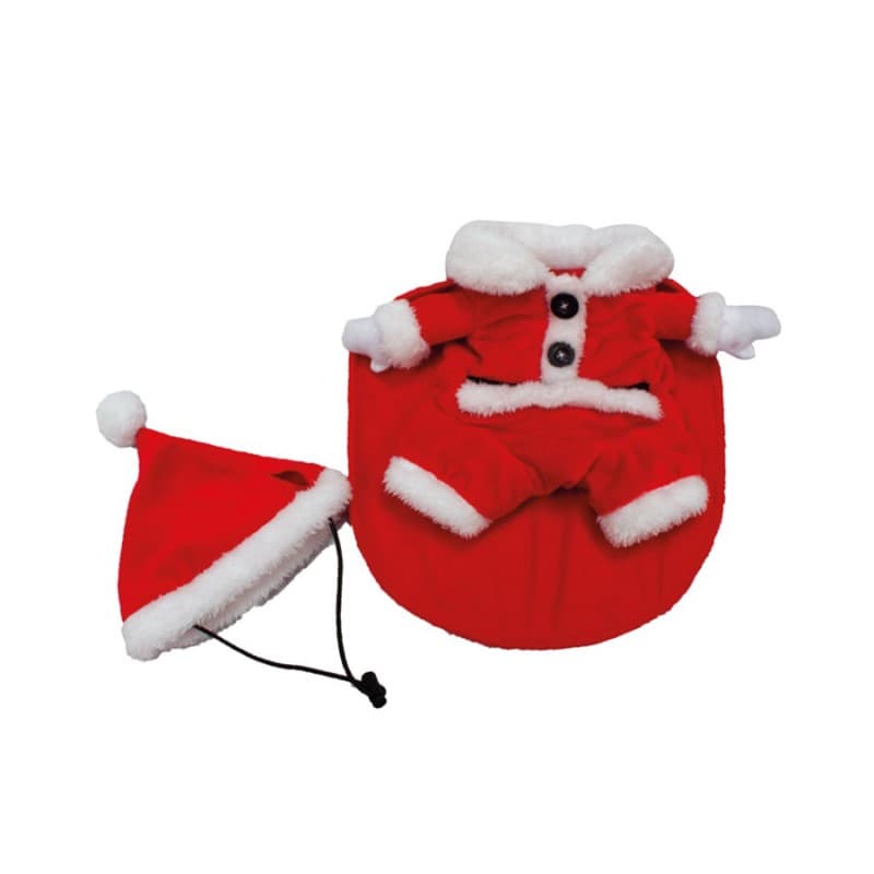 Roupa Cão Fato Xmas Santa 35 cm