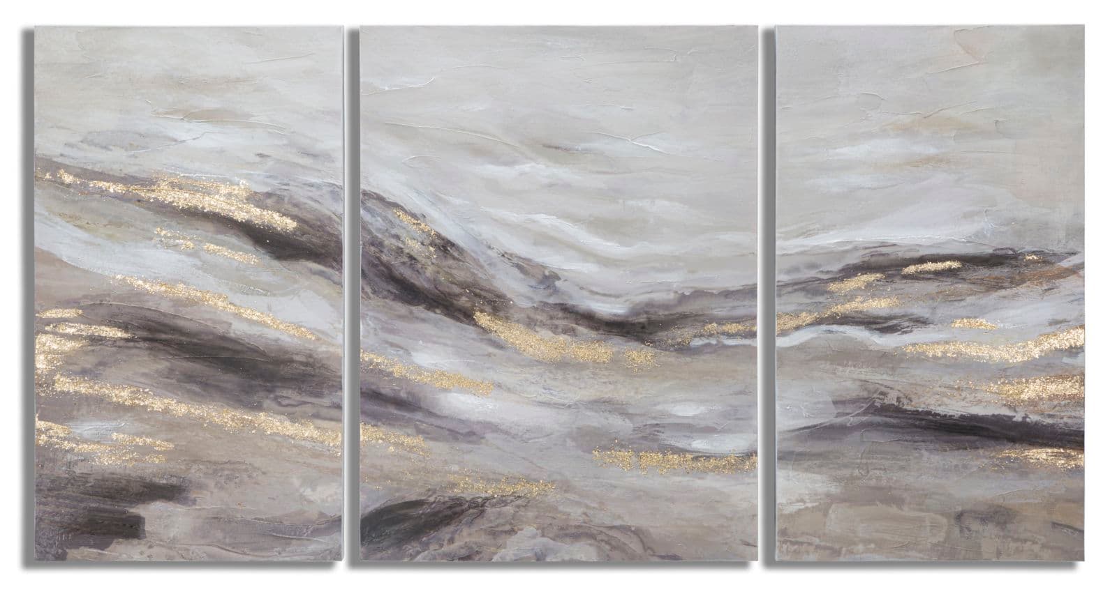 Pintura Sobre Tela Monty Conjunto 3 Un. Cm 45x2,7x80-60x2,7x80