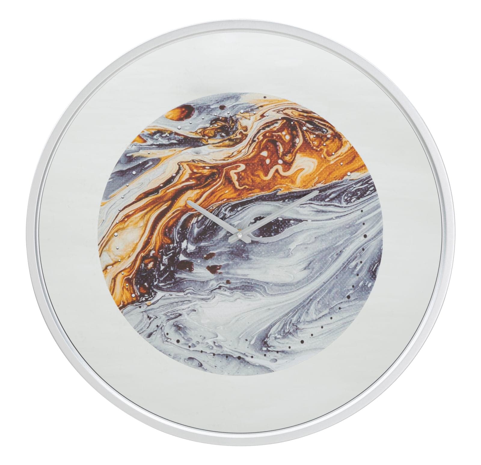 Relógio de Parede Mirror Grey Cm ø 60x5