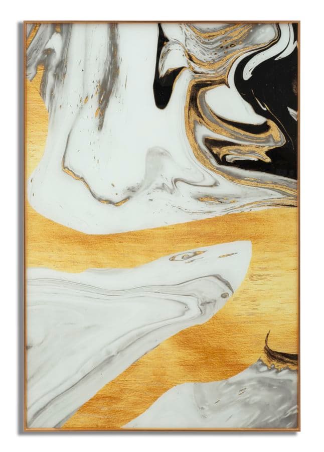 Painel Vetro com Moldura Ghostly Cm 80x3,5x120