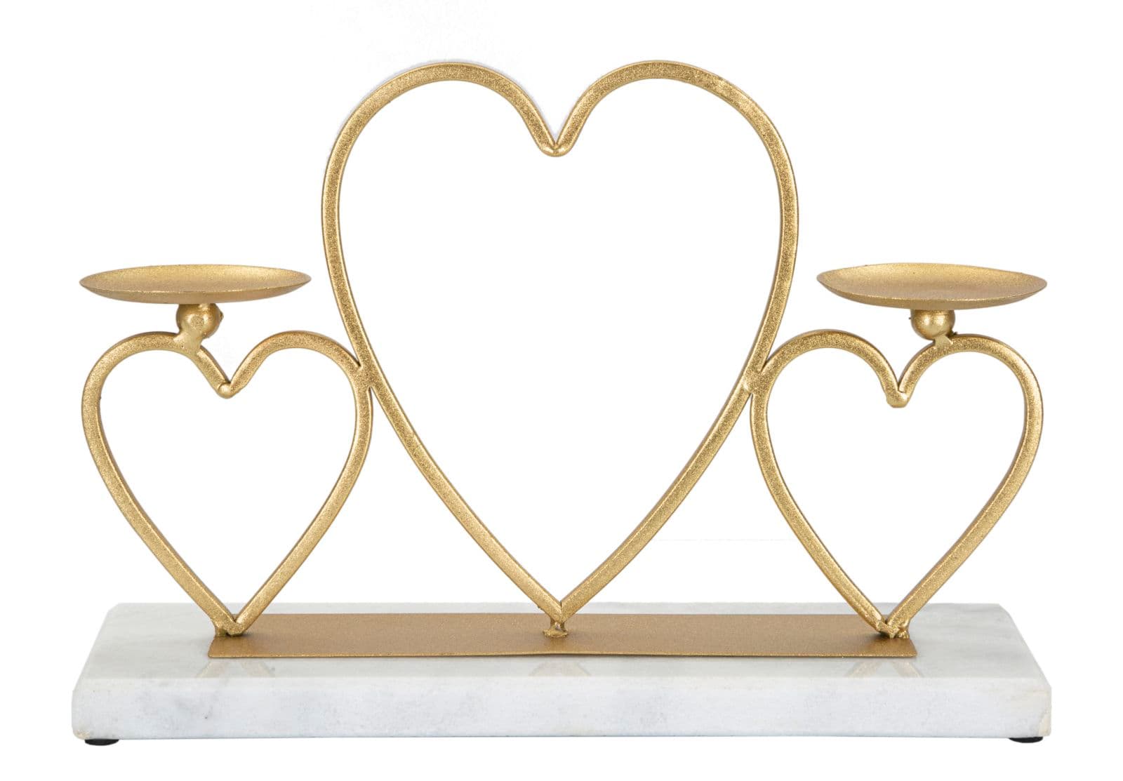 Porta velas Hearts Cm Cm 30x9x20