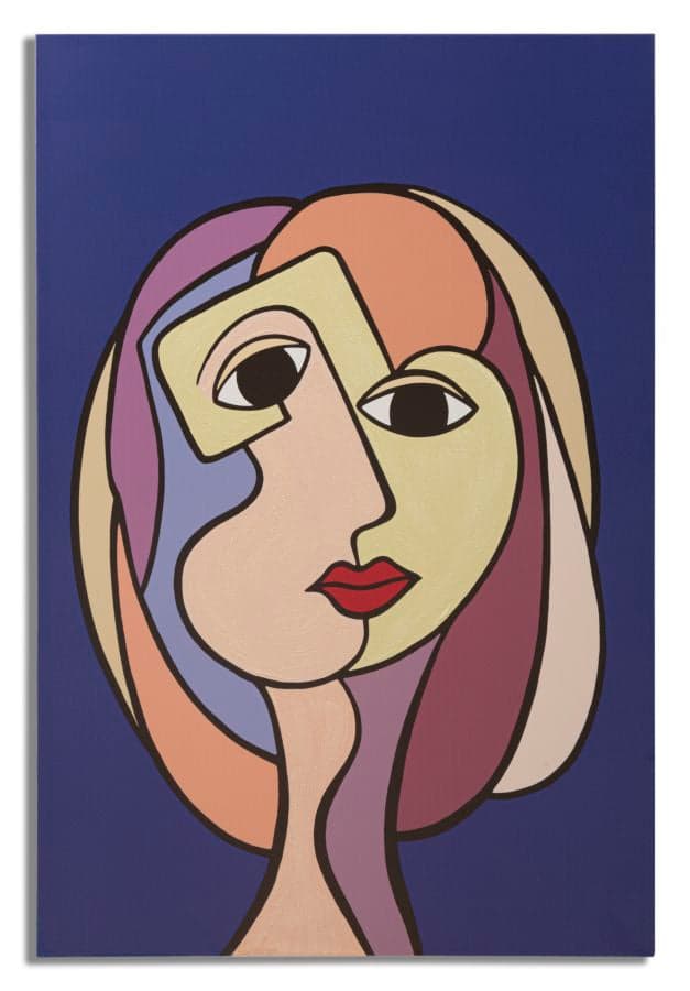 Estampa pintada Double Faces Large -A- Cm 80x3x120