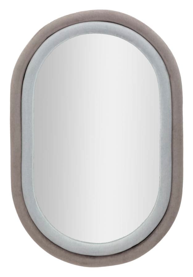 Espelho da Muto Antony Veludo Grigio Mix Cm 60x4x90