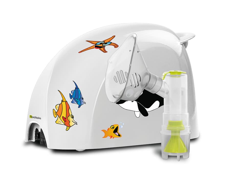 Nebulizador White Euro Plug c/ bolsa (HI-NEB )