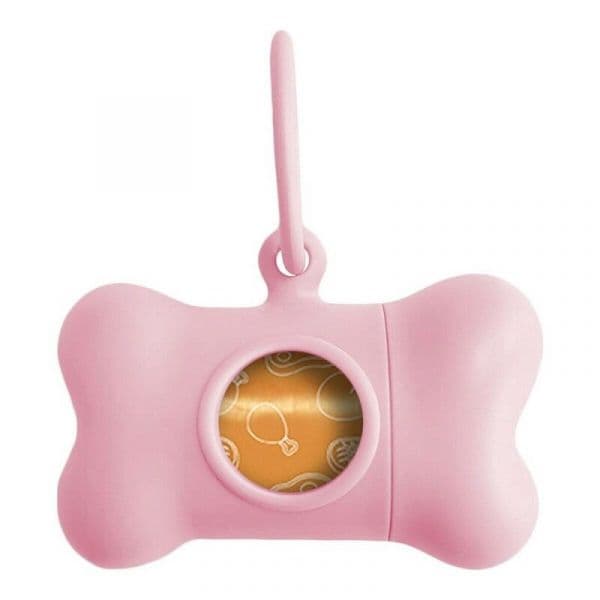 United Dispensador de Sacos Bon Ton Provenzal Cor de Rosa (8 X 4,2 X 5 cm)