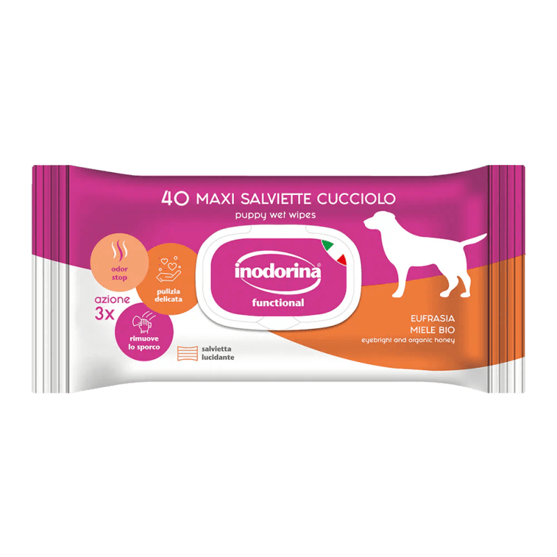 Inodorina Toallitas Funcional Cachorro 40 Toallitas