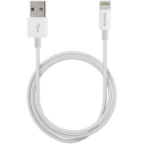 Puro Cabo de Dados USB Tipo-A/Lighting 1m 2,1A White