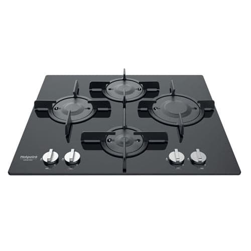 Hotpoint FTGHG 641 D/HA(BK) Preto Encastre 60 cm Gás 4 zona(s)