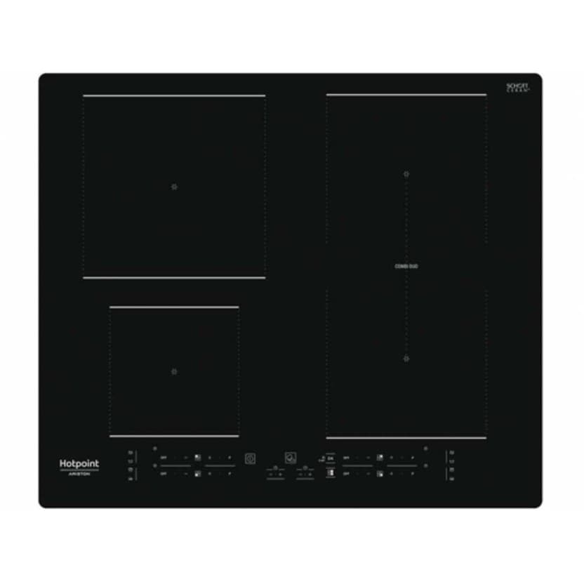 Placa de Indução Hotpoint HB 4860B NE | 4 Zonas, Preto, 59cm