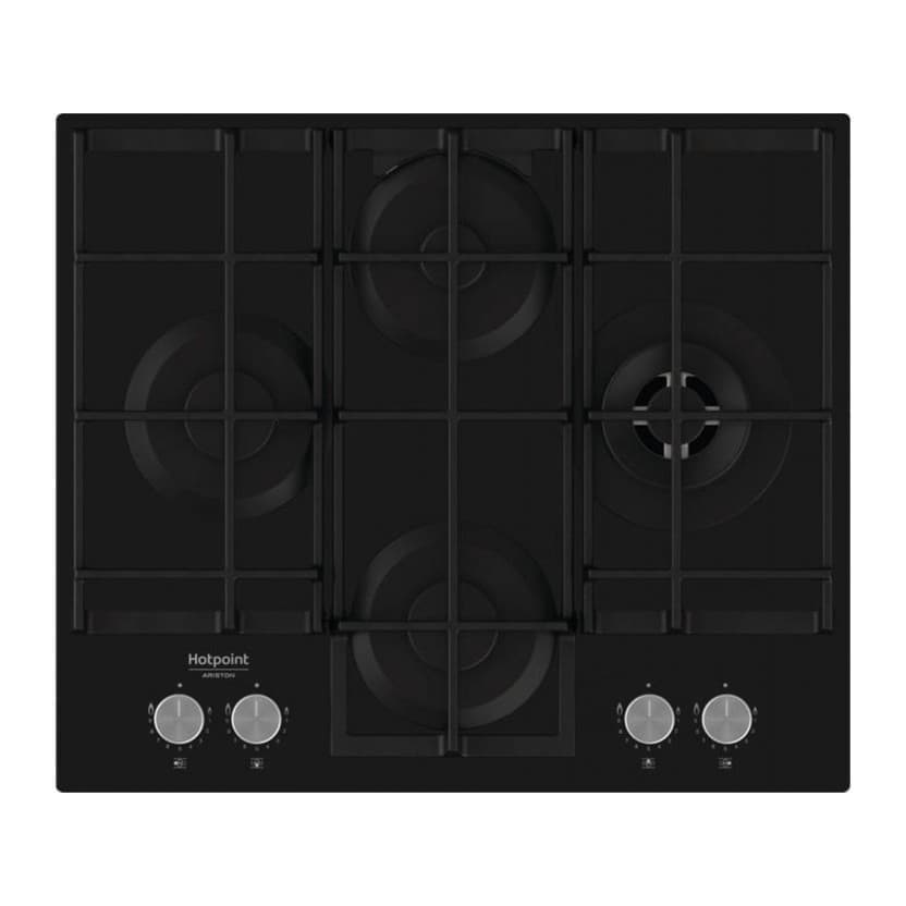 Placa Gás Hotpoint HAGS 62F BK 59.6cm Gás Natural
