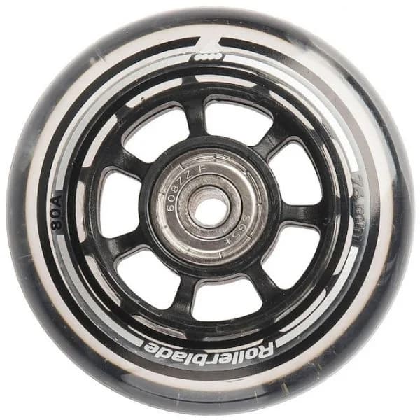 Rollerblade 76/80a Pack+sg5+6 Mm Sp 8 Units Wheel Prateado