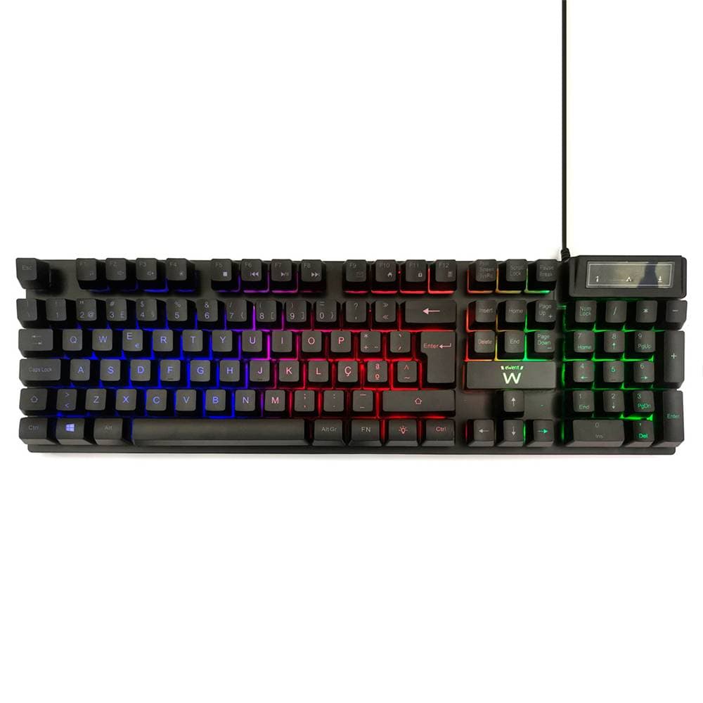 Teclado Ewent Gaming PT Preto