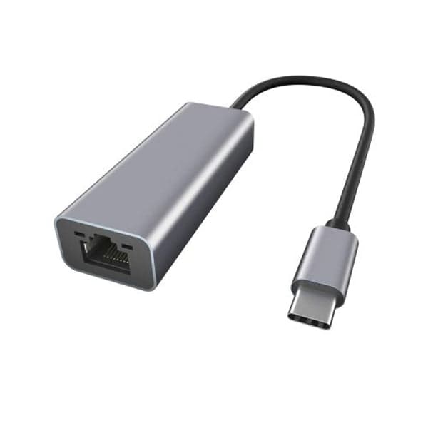 Ewent Cabo Usb Type C / Lan Gigabit, Aluminium, Space Grey - Ew9818