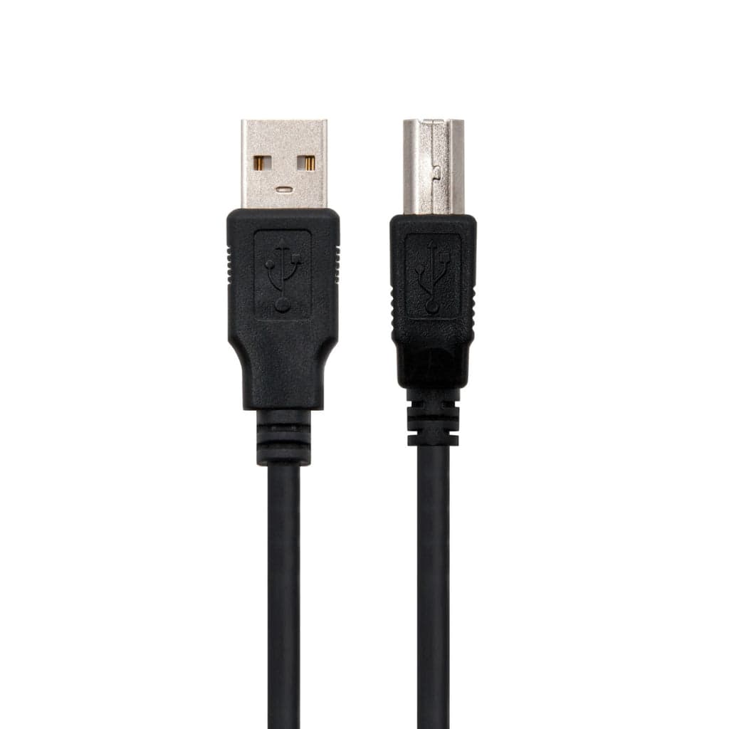 Ewent Cabo USB 2.0 Type-A Macho para USB Type-B Macho AWG30 1.8m Preto