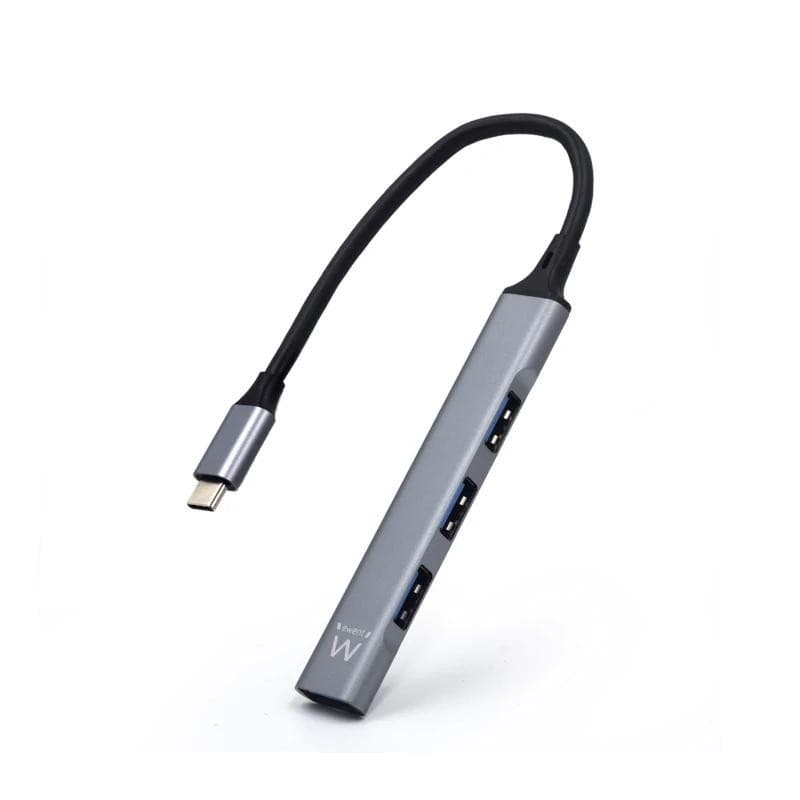 Ewent Hub EW1145 USB Type-C para 4 x Portas USB