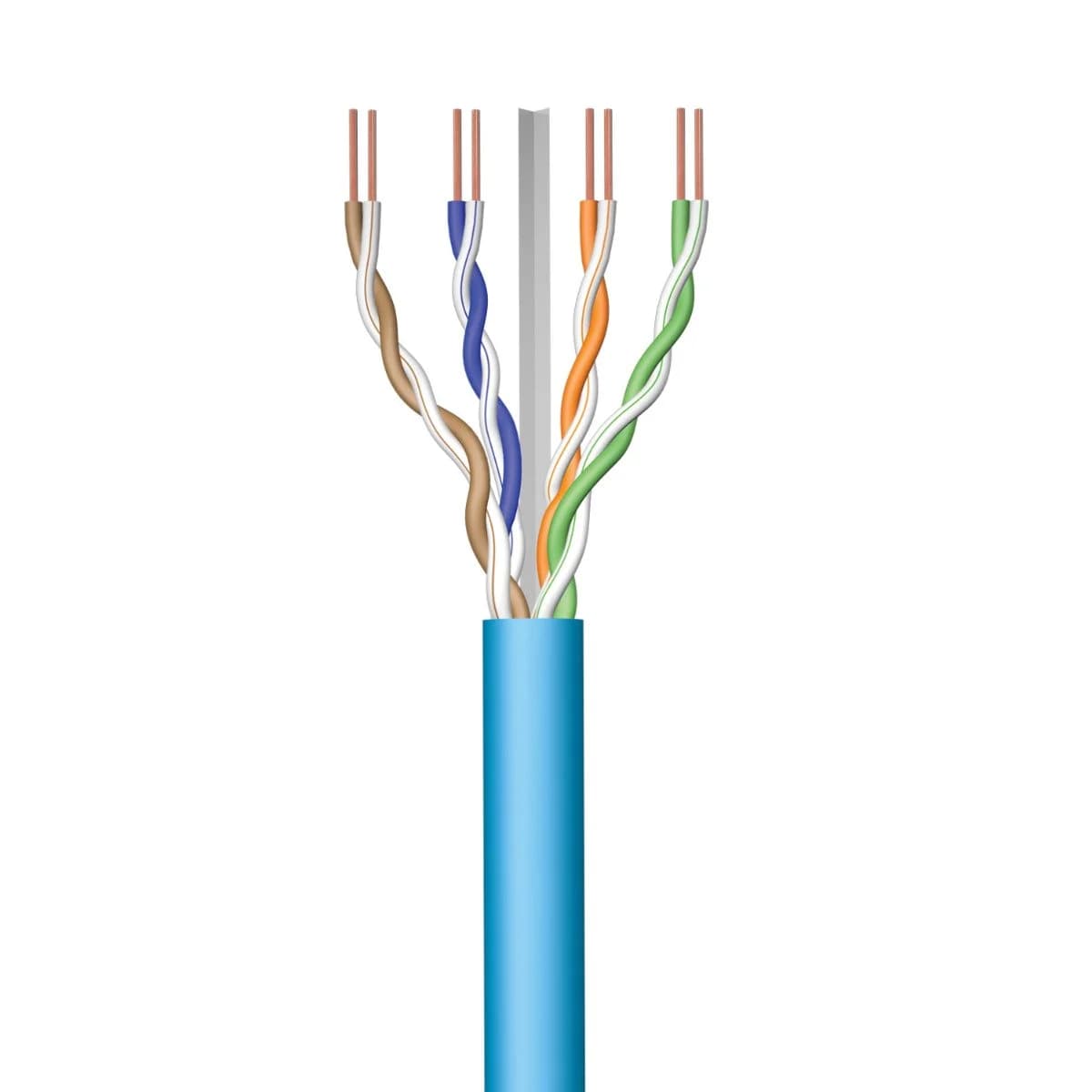 Bobine Cabo de Rede Ewent IM1223 Cat6A U/UTP LSZH 100m Azul
