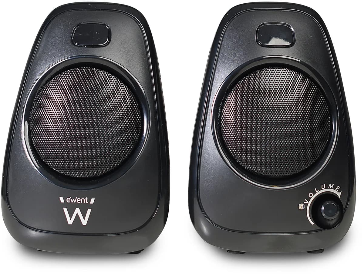 Ewent EW3527 Colunas Multimédia 2.0 10W USB Preto