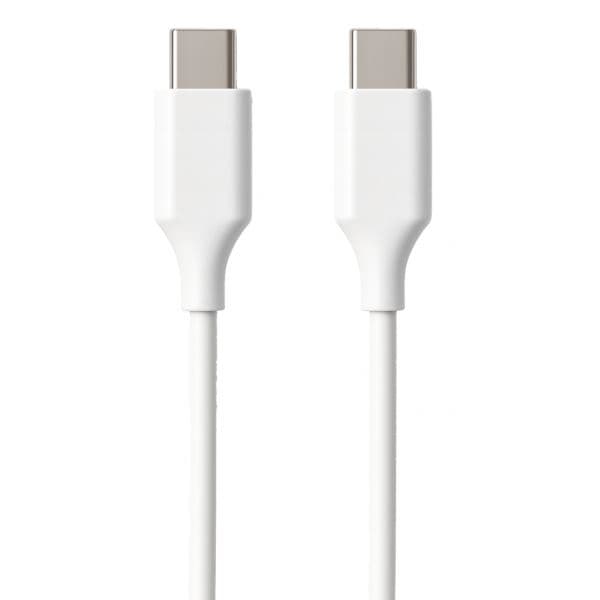 Ewent EC1083 Cabo USB-C 480 Mbps 60W PD60W USB 2.0 Type-C AWG30 PVC Branco 1m