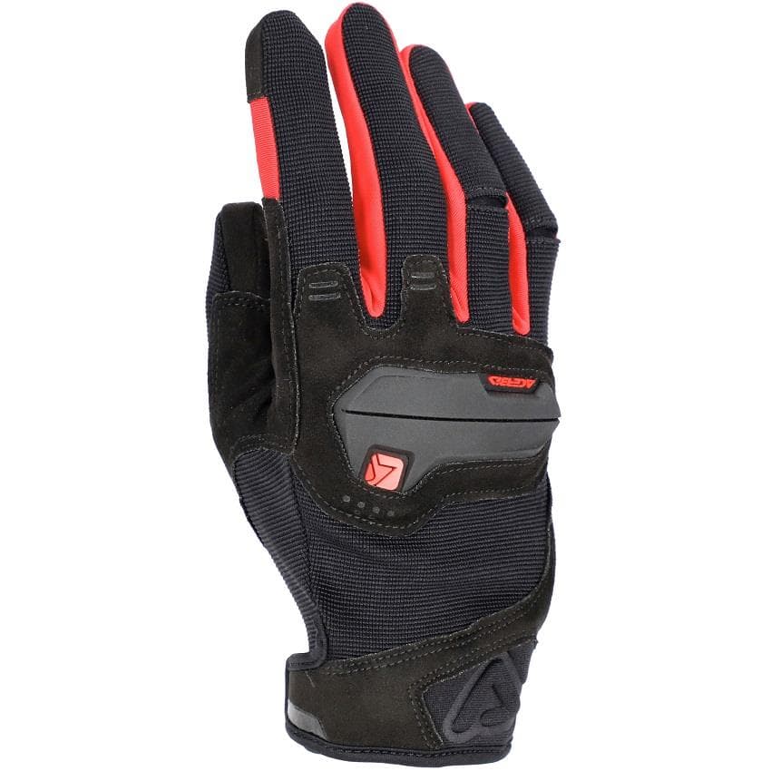 LUVAS ACERBIS CE X-STREET PRETO/VERMELHO