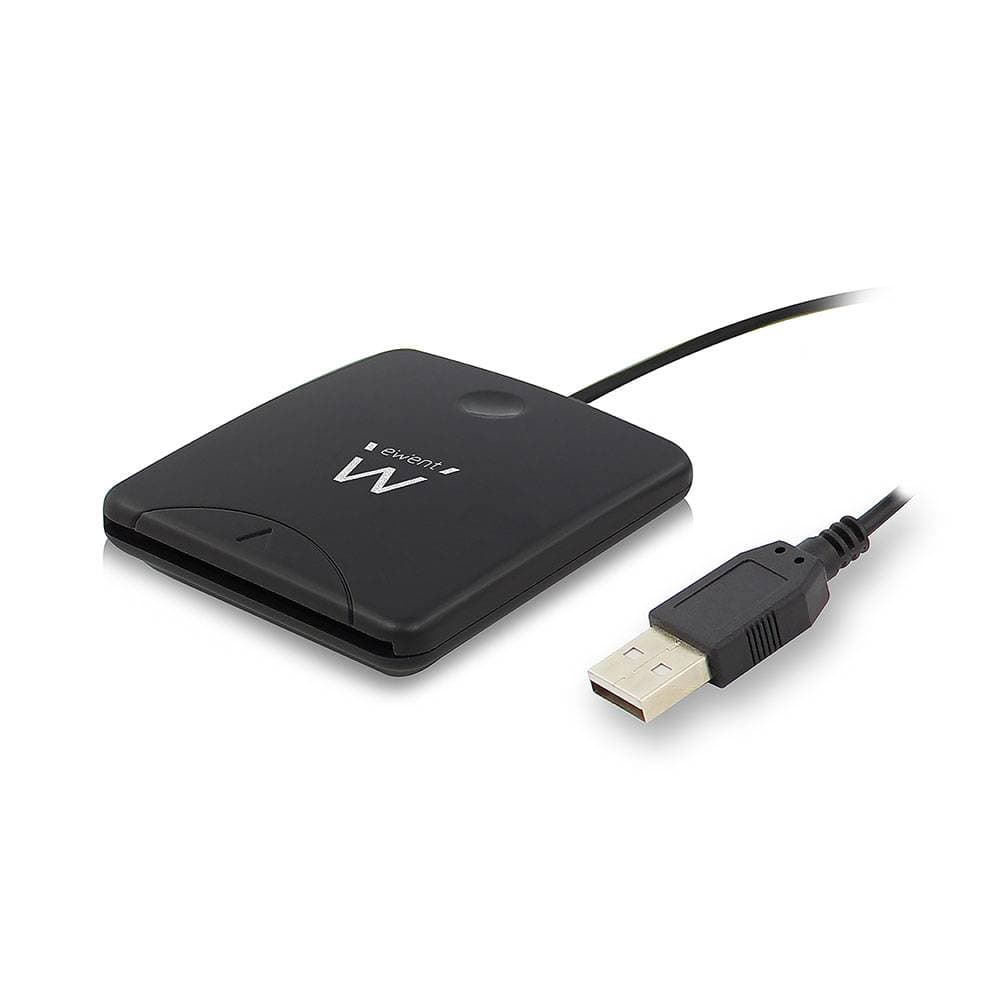 Leitor de Cartões de Cidadão Ewent USB 2.0 Preto