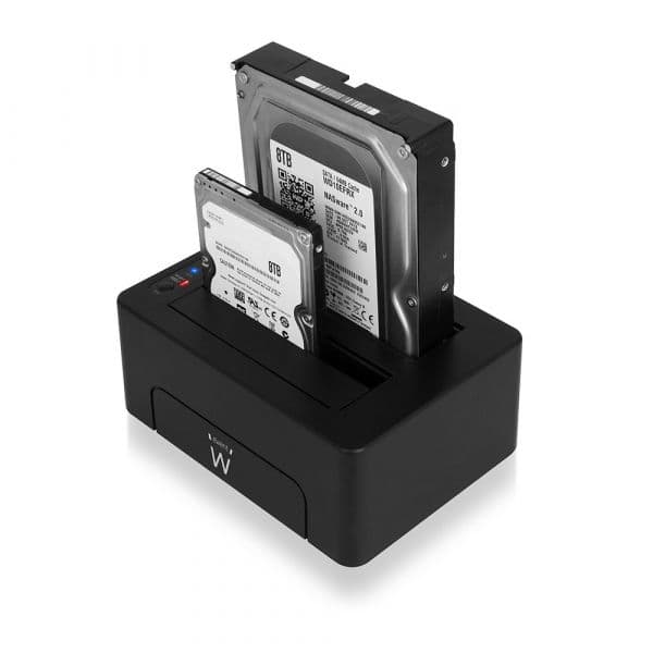 Ewent HD Docking Station Dual Função De Clonagem - EW7014