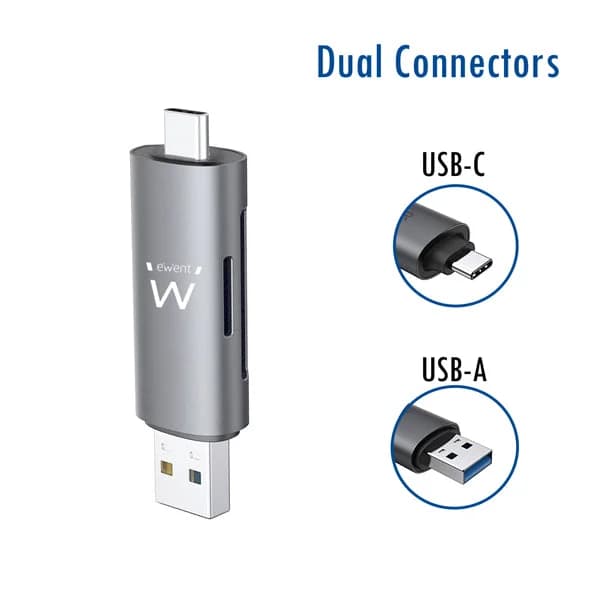 Ewent Leitor de Cartões USB 3.1 Gen 1 - EW1075
