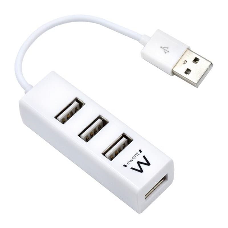 Ewent Hub 4x USB 2.0 White - EW1122