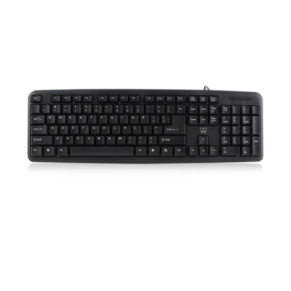 Teclado Ewent Slim Layout PT USB Preto