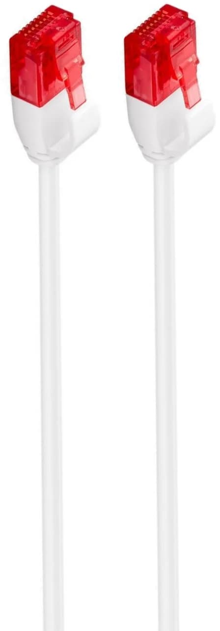 Cabo de Rede Slim Ewent RJ45 U/UTP Slim Cat.6 1.5 M Branco
