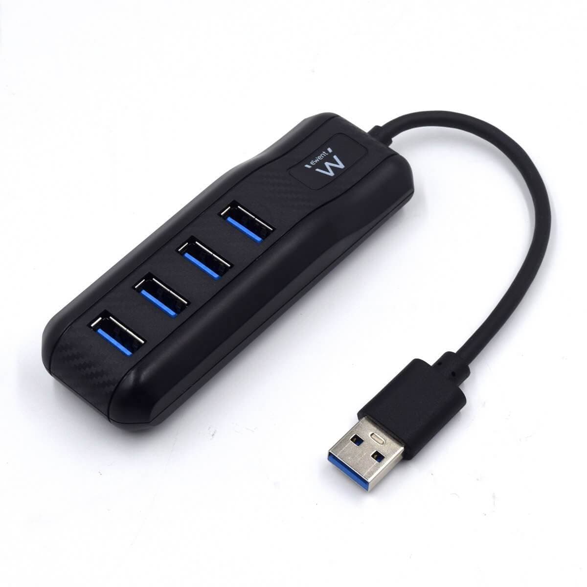 Hub USB Ewent 4 Portas USB 3.1 Gen 1