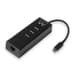 Hub USB Ewent 3 Portas USB 3.1 Gen 1 Type C + 1 Porta RJ45 Gigabit