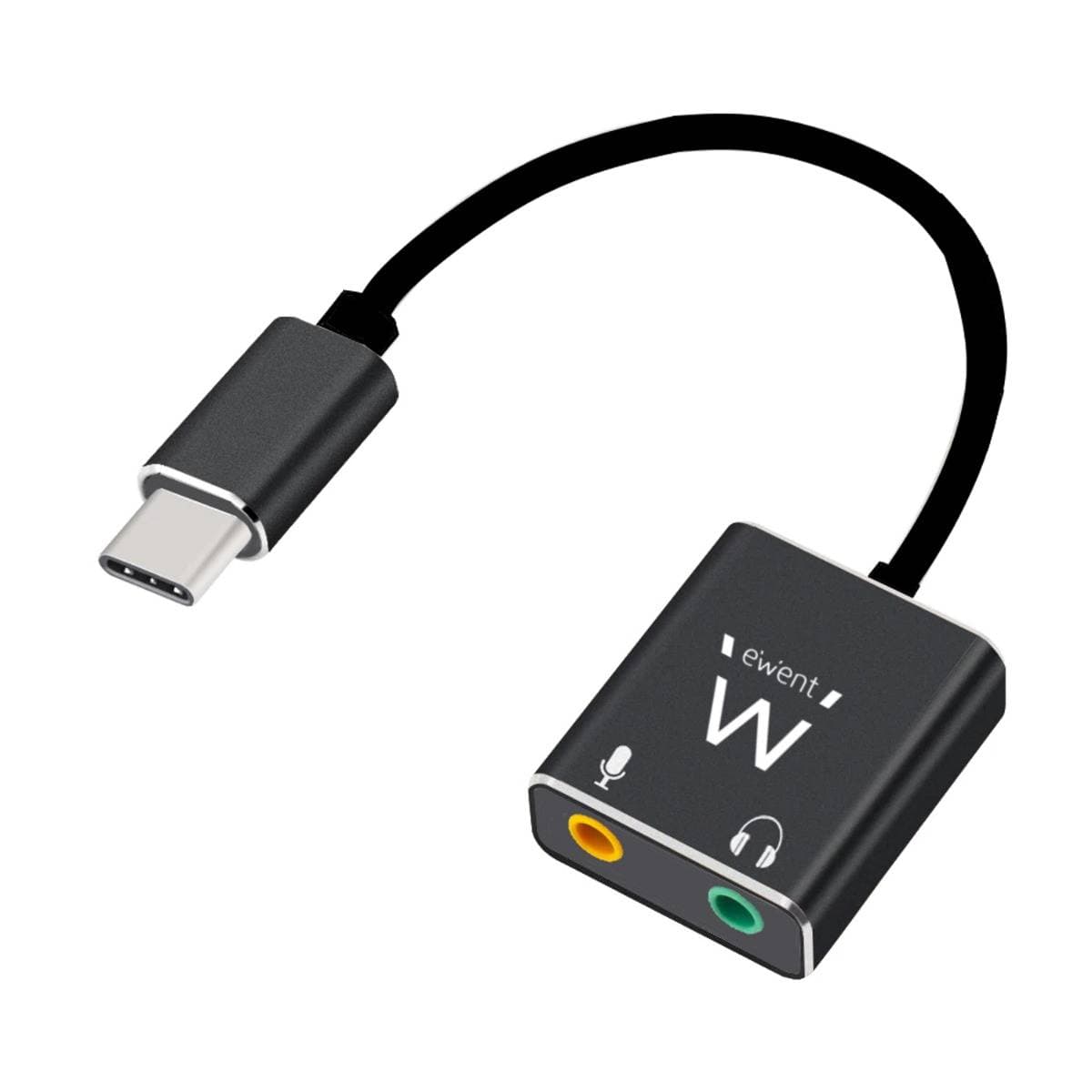 Adaptador Gigabit de Áudio Ewent USB-C > 2x Jack 3.5 mm